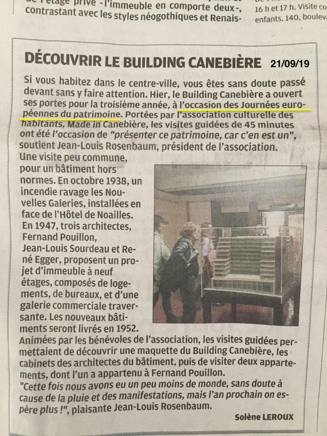 The Building Canebiere Marseille Kültér fotó